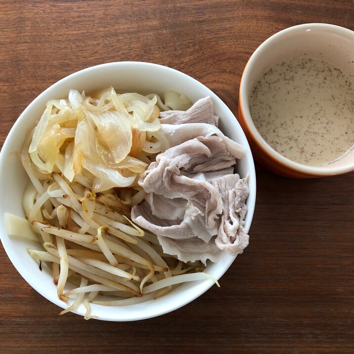 野菜村Wごまミックスを使ったサラダうどん